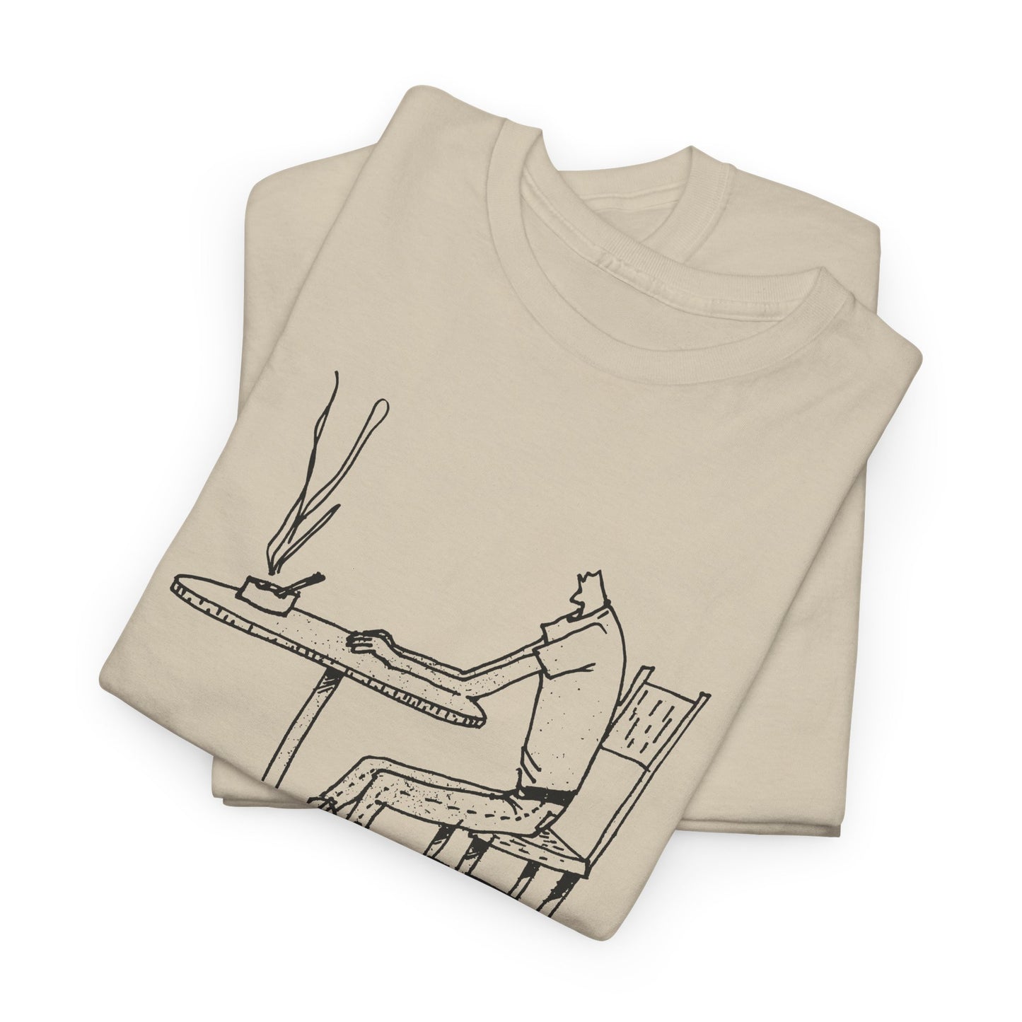 original drawing from microwave oven by kkidss music video tshirt