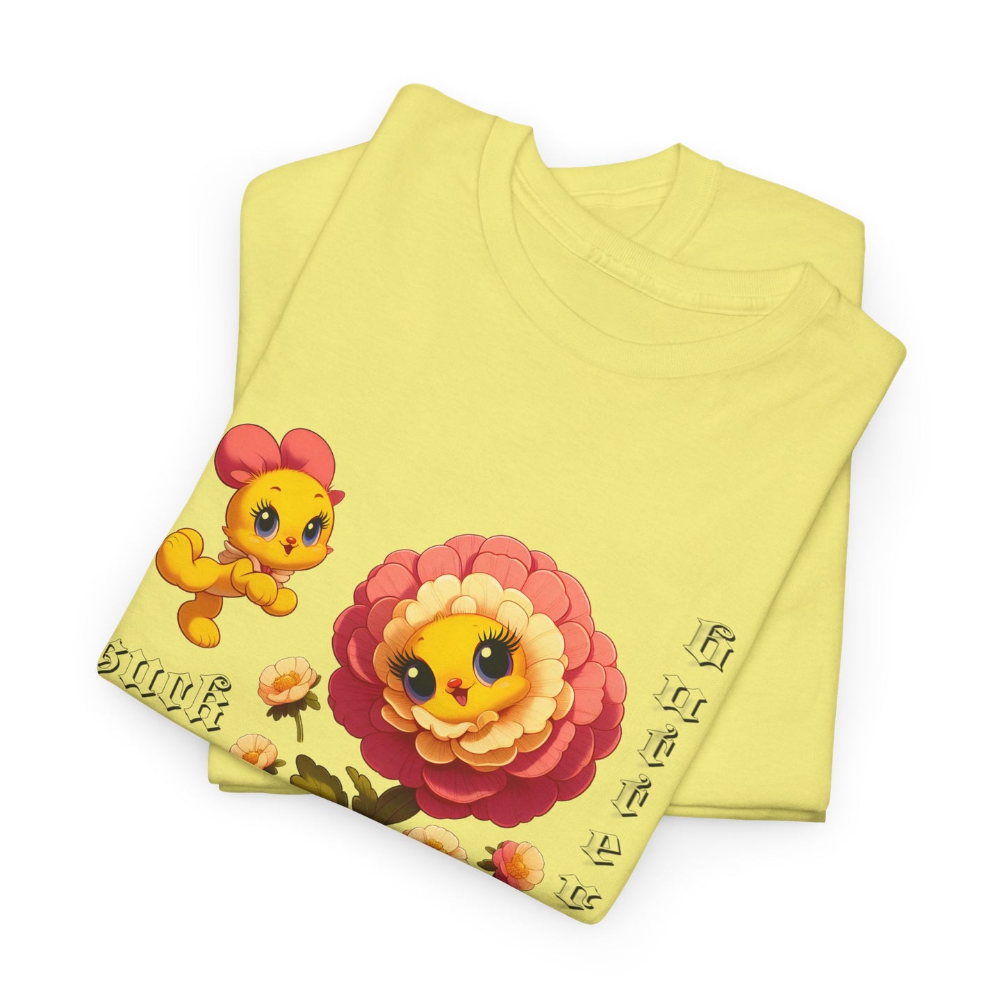 suck it up buttercup cartoon flower tshirt