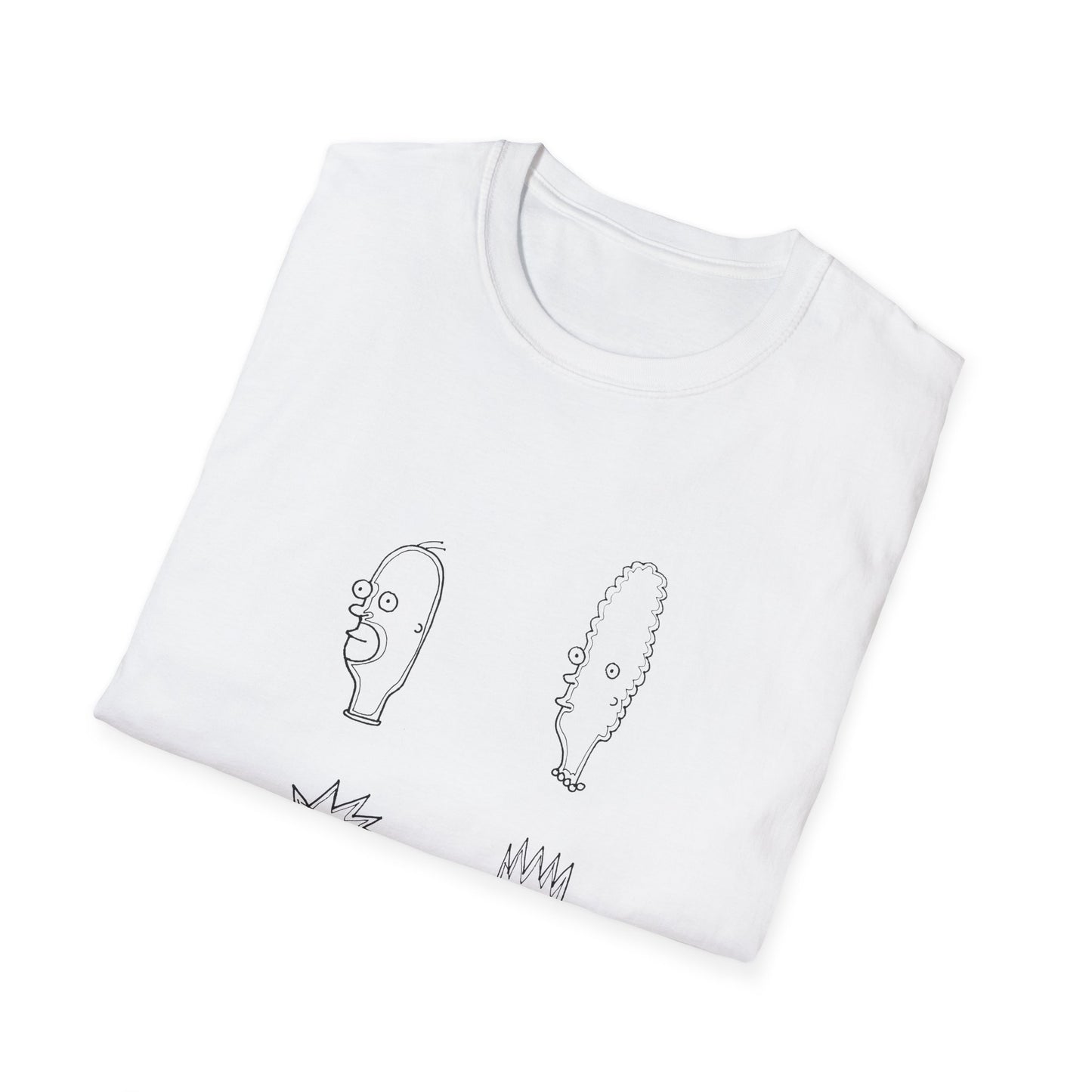 original drawing. simpsons fan art. bart lisa marge and homer tshirt