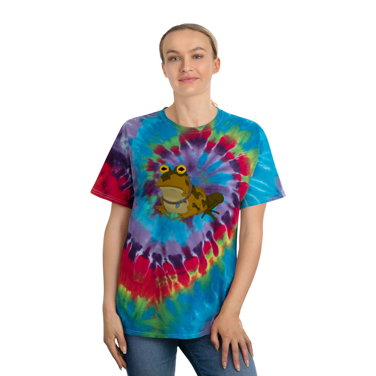 hypnotoad tie dye tshirt