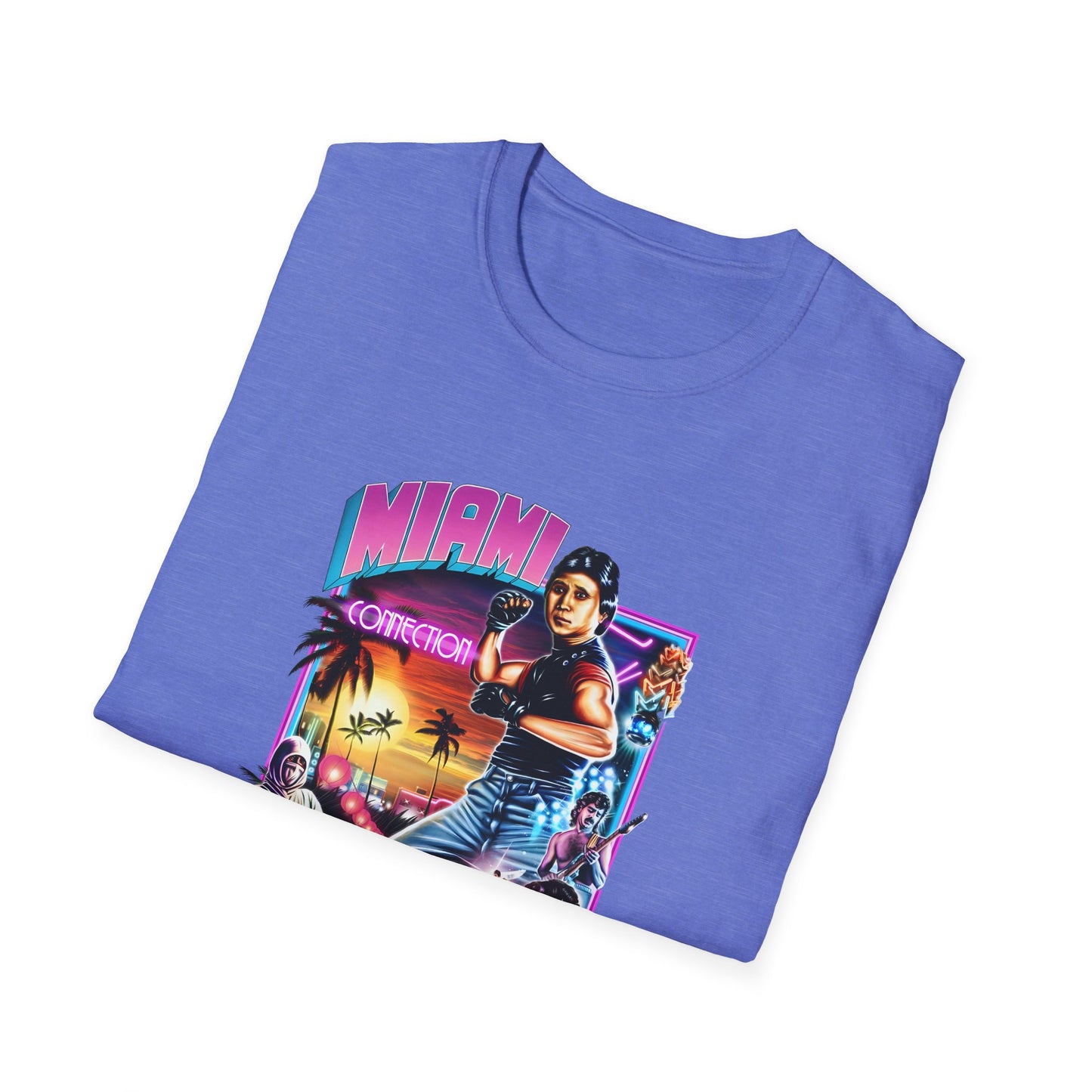 1987 movie miami connection movie poster tshirt
