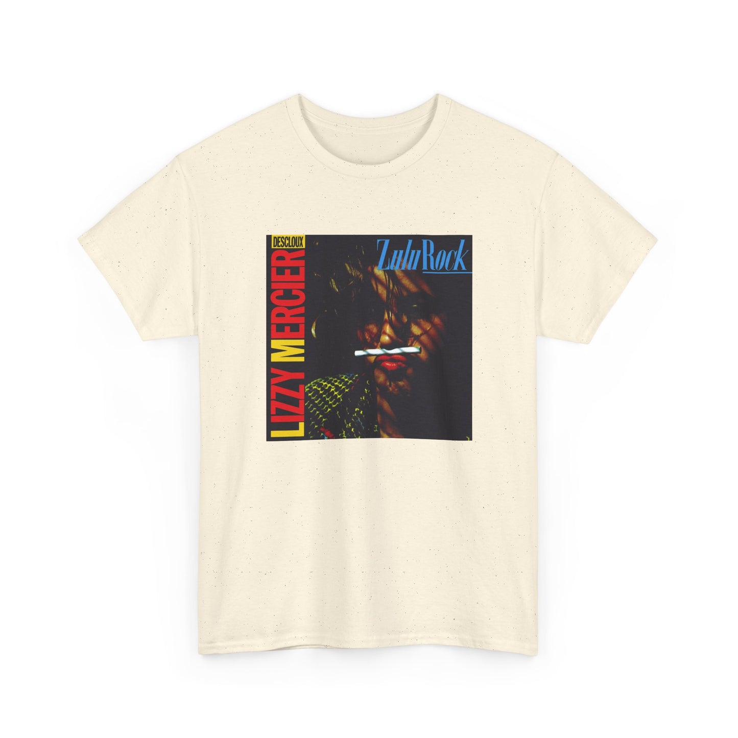 lizzy mercier descloux 1984 zulu rock album cover tshirt