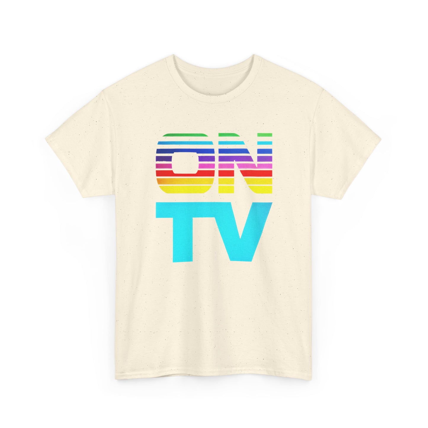 1970s vintage on tv subscription service logo custom edit tshirt