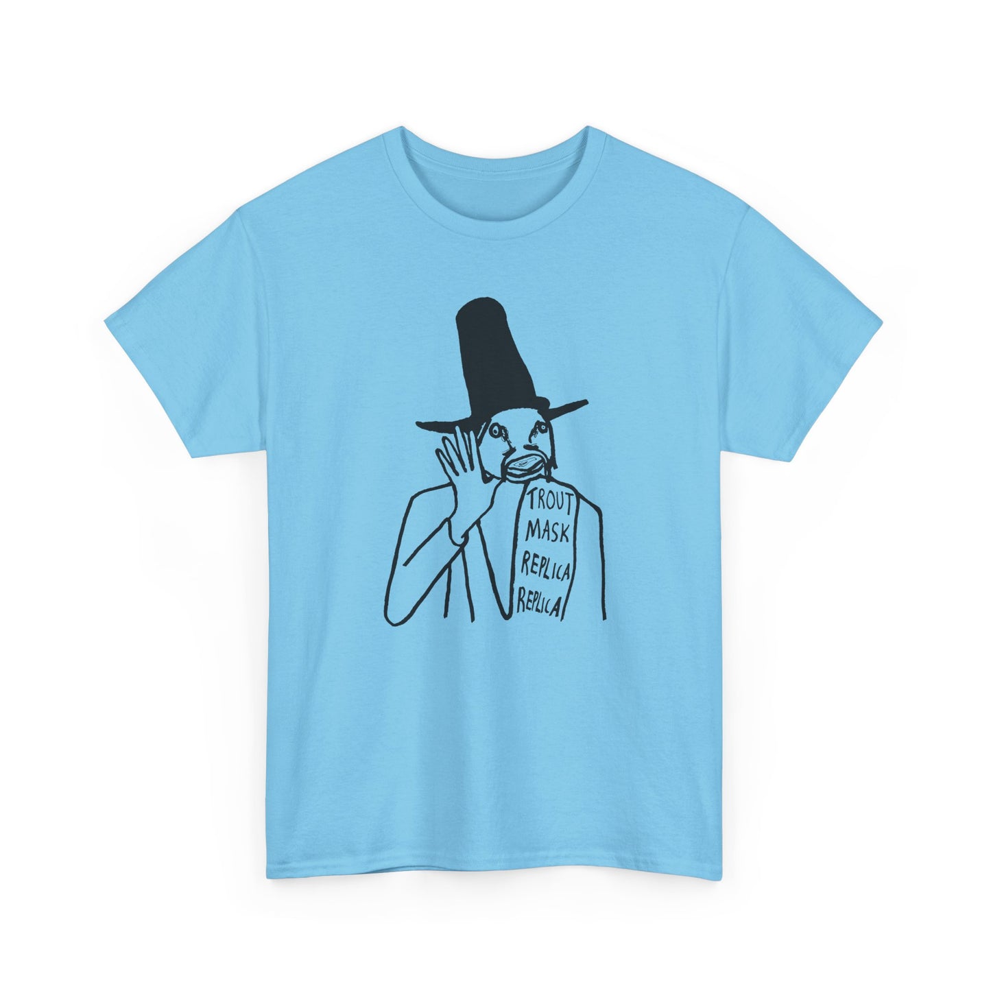 1969 captain beefheart trout mask replica album replica original drawing tshirt