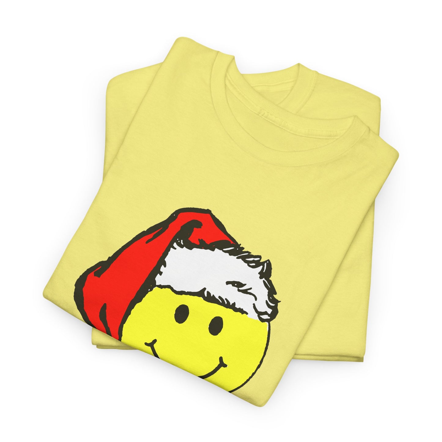 happy face santa 1980s reproduction tshirt
