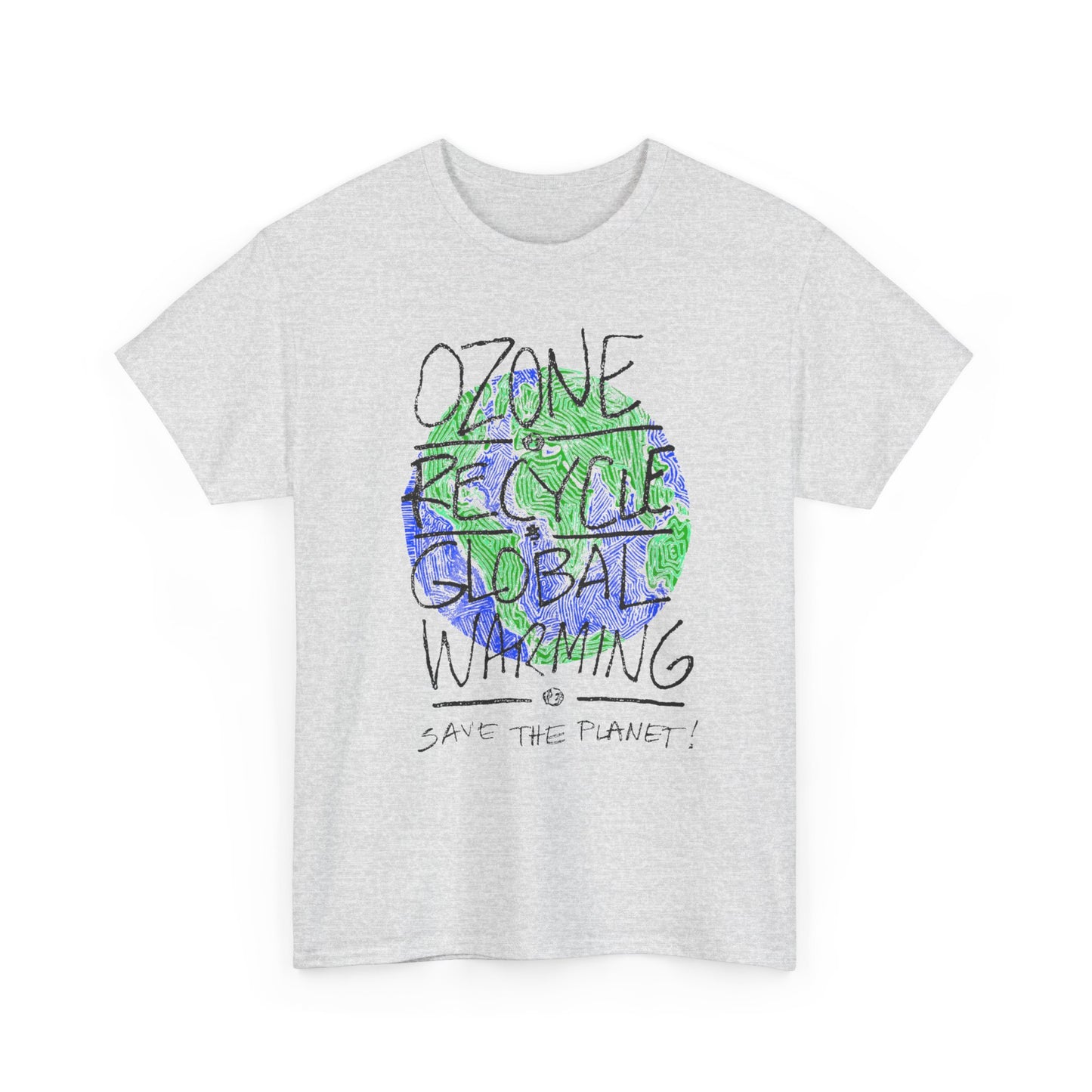 vintage 90s save the planet reproduction tshirt
