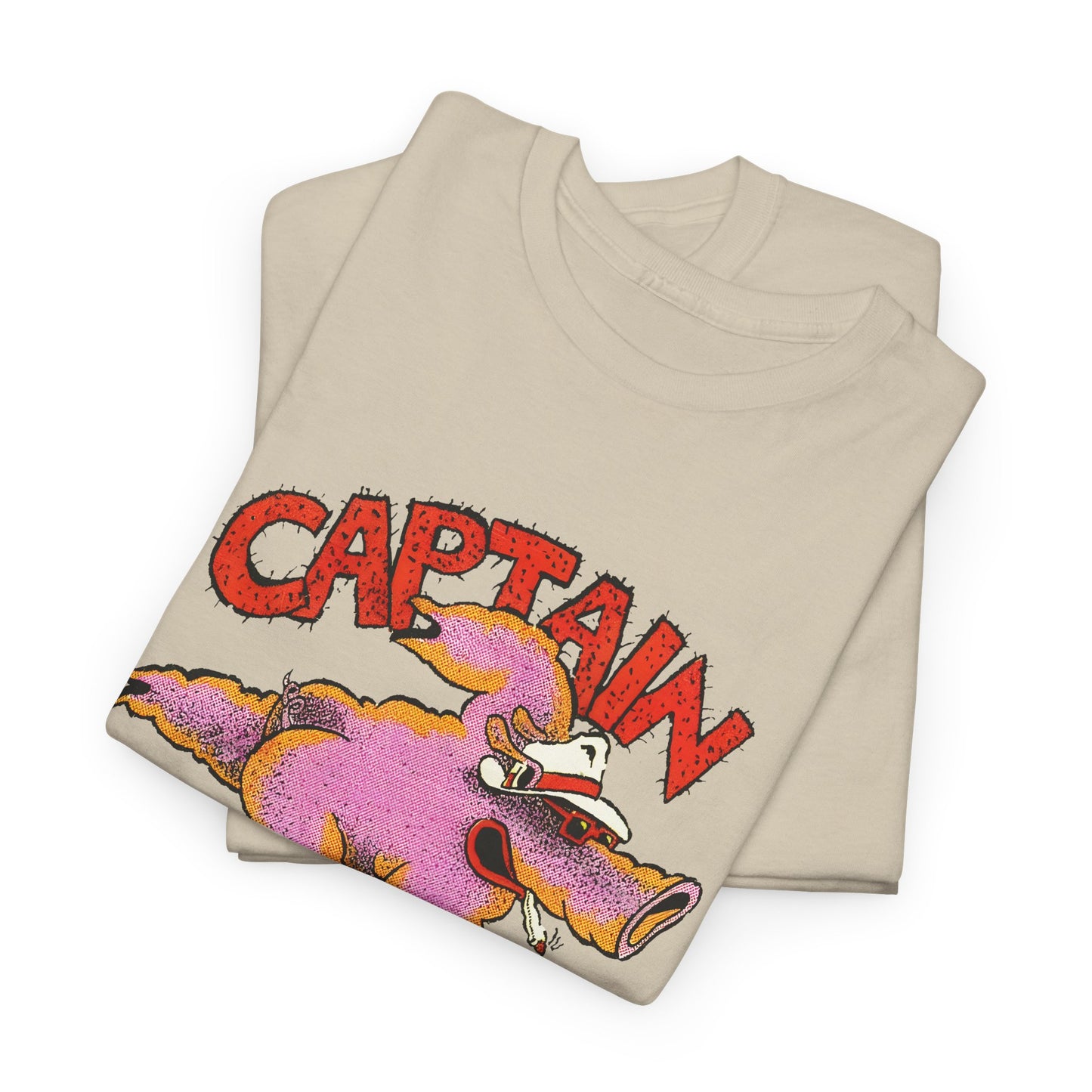 1970s australian surf counter culture illustration by tony edwards captain goodvibes reproduction tshirt
