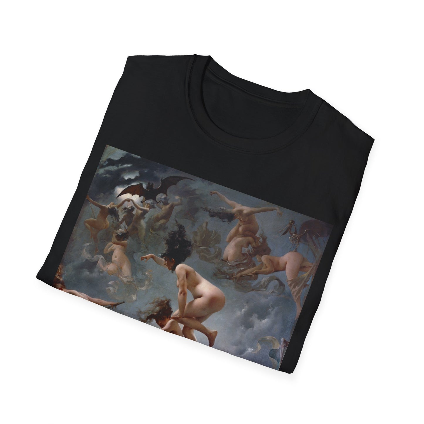 1878 painting witches going to their sabbath by luis ricardo falero tshirt