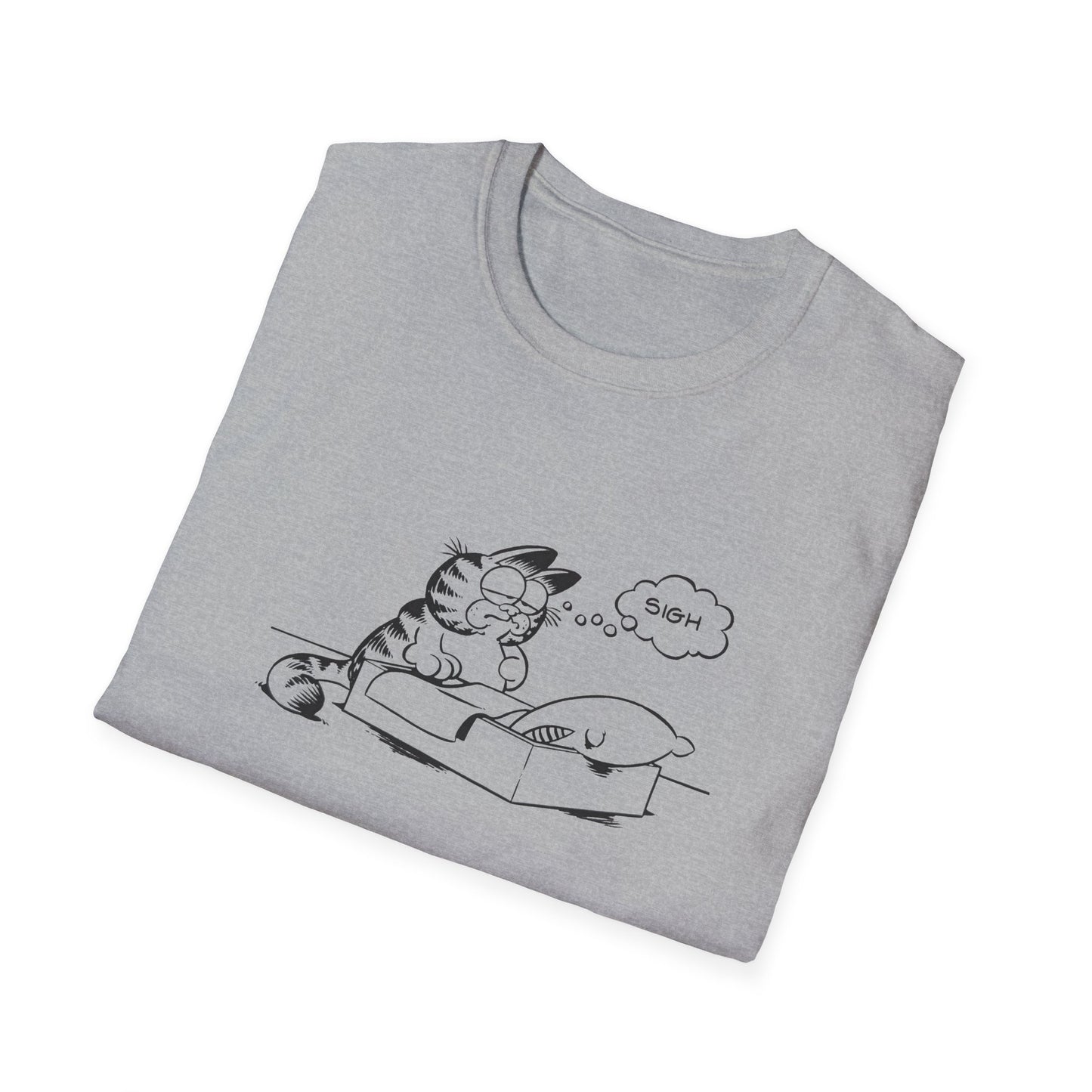 garf sighing tshirt