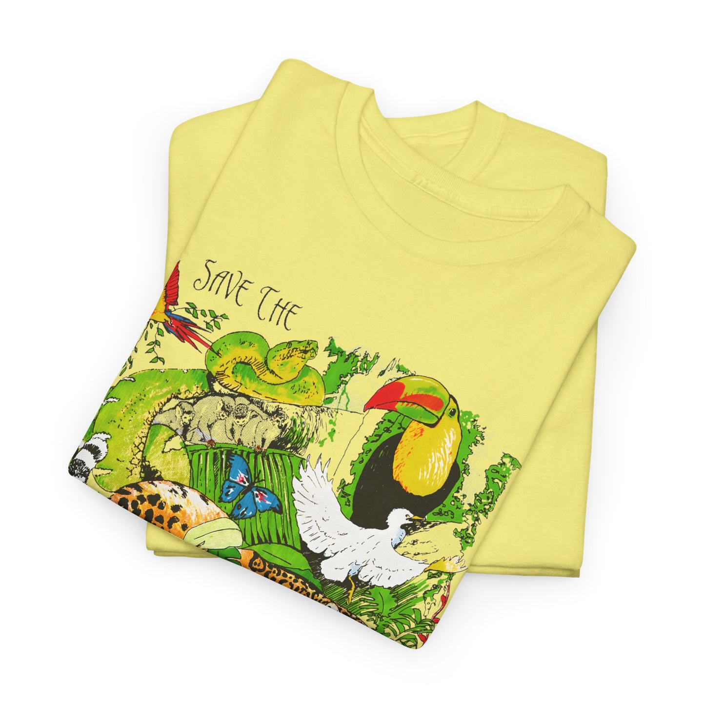 1993 vintage save the rainforest reproduction tshirt