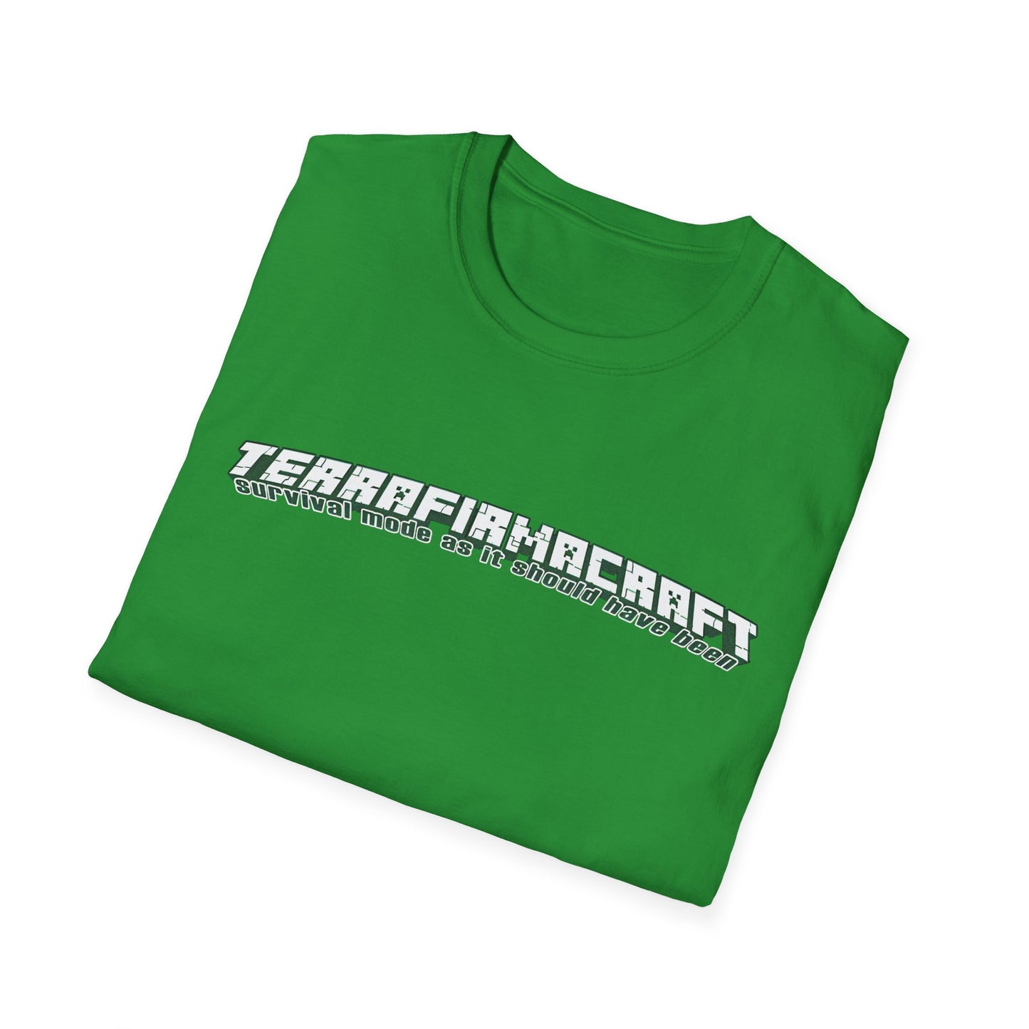 terrafirmacraft tfc survival mode as it should have been logo tshirt