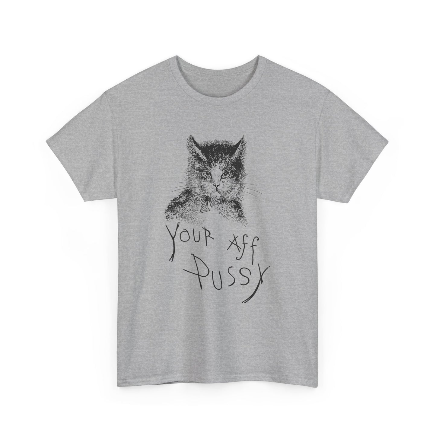 1879 letters from a cat by helen hunt jackson your affectionate pussy cat drawing by addie ledyard reproduction tshirt