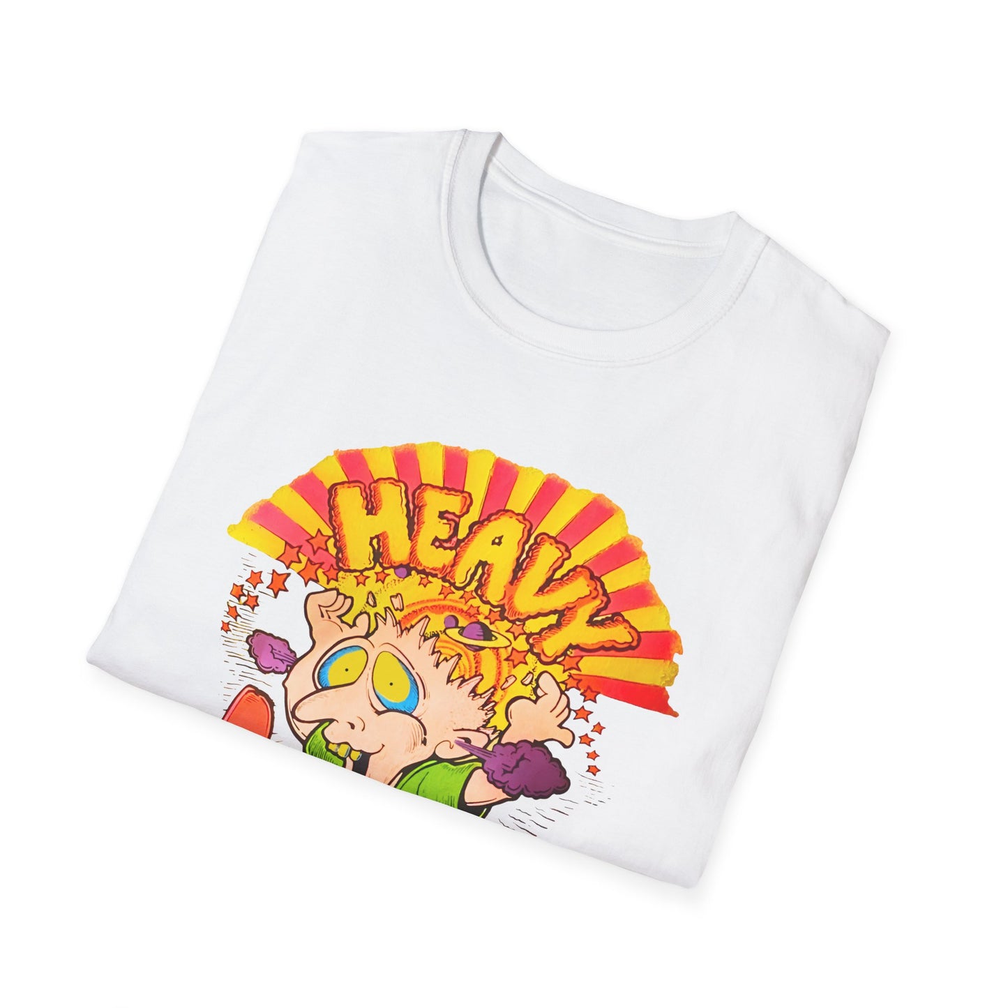 1970s heavy trip cartoon character reproduction tshirt