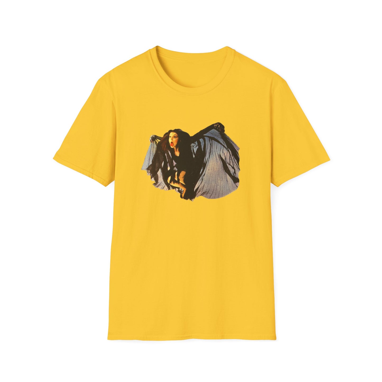 kate bush as a bat on never for ever tshirt