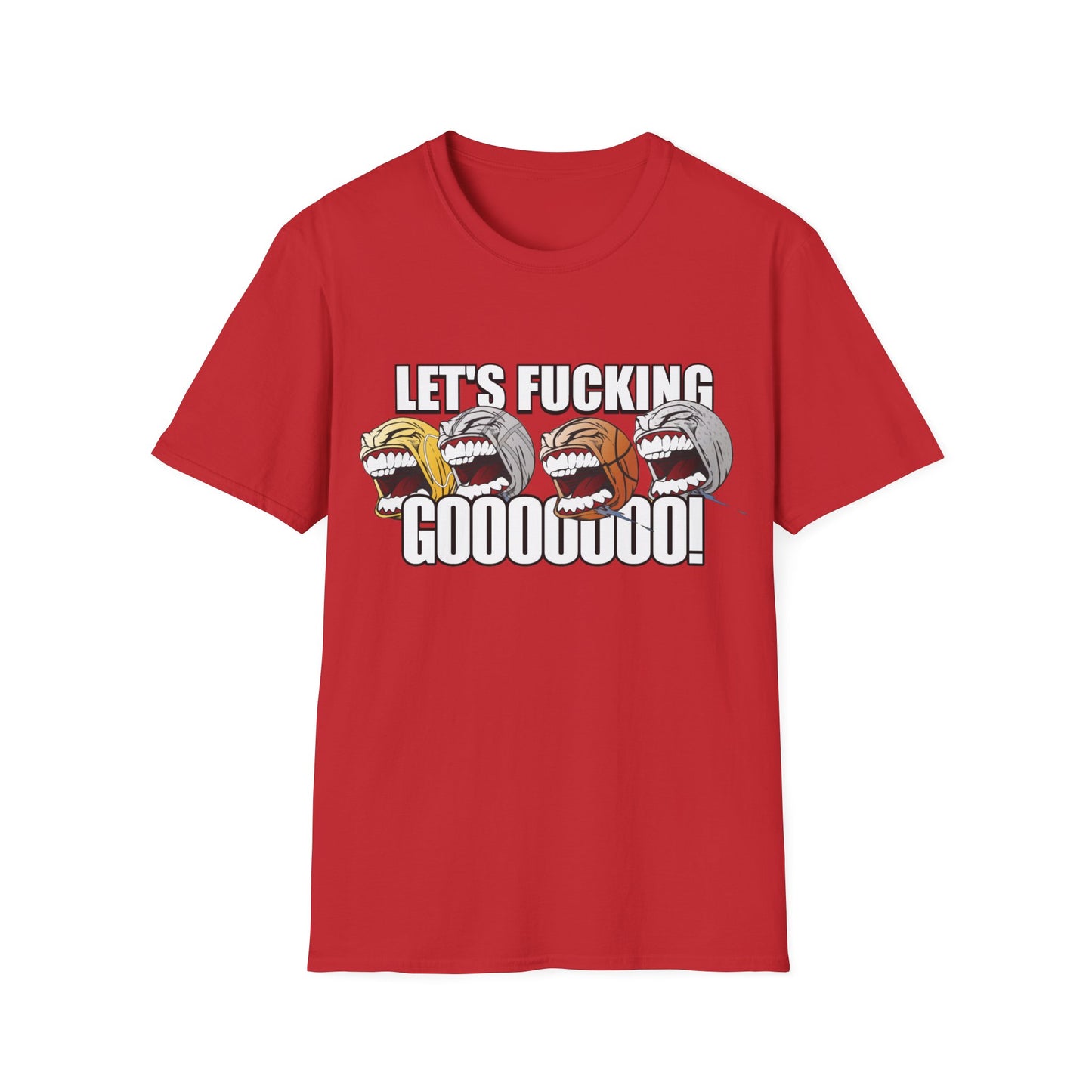 let's fucking go balls tshirt