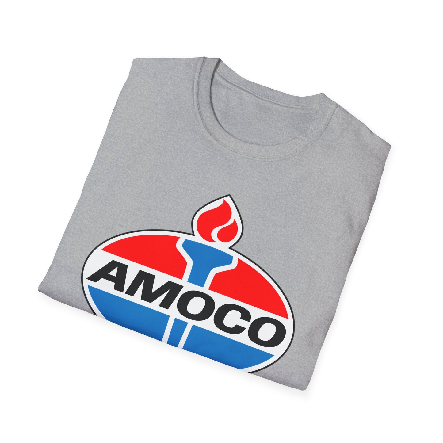 amoco oil company logo tshirt