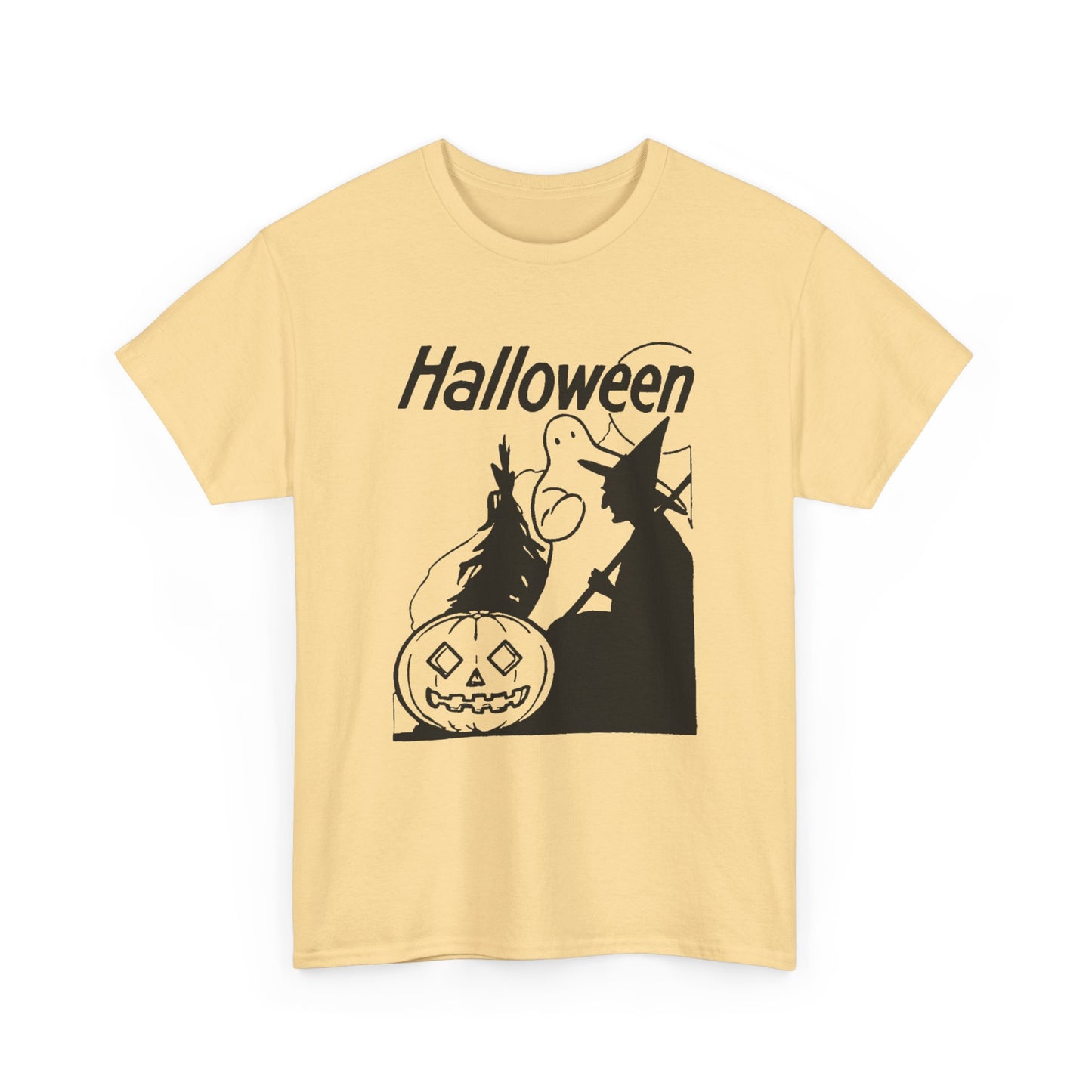 antique halloween graphic reproduction tshirt
