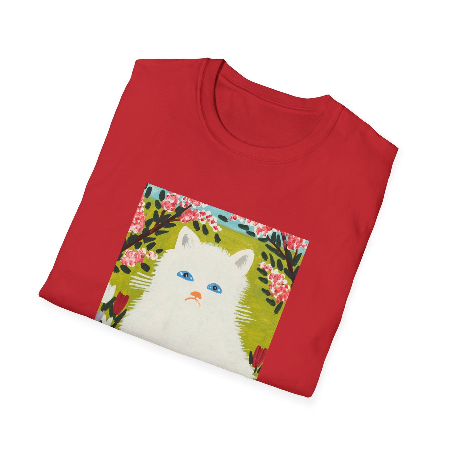 maud lewis canadian folk artist white cat tshirt