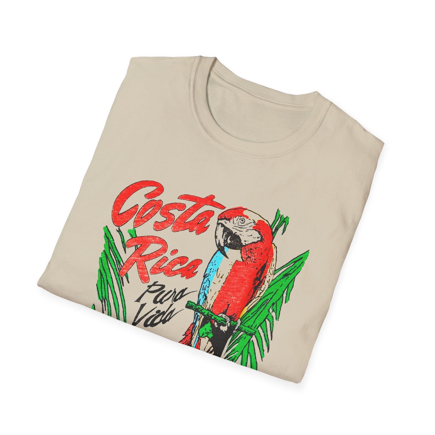 vintage costa rica pura vida pure life reproduction tshirt