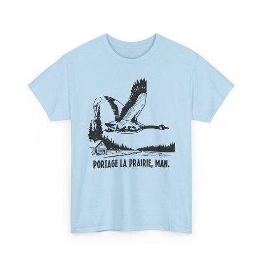vintage graphic portage la prairie manitoba canada reproduction tshirt