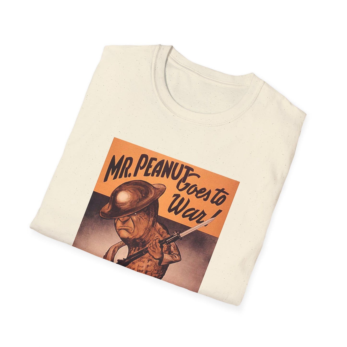 1942 mr. peanut goes to war from the united states department of agriculture war boards tshirt