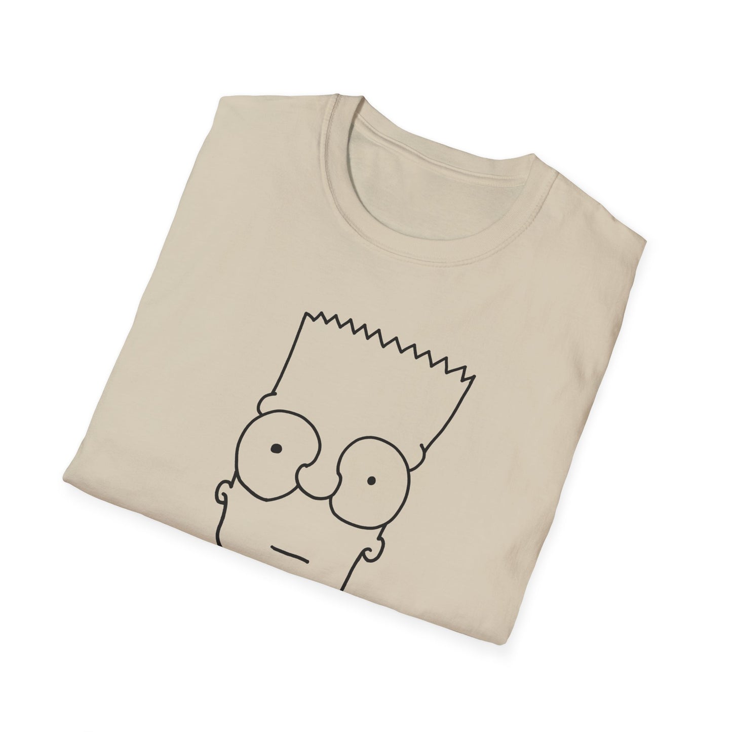 bart simpson who the hell are you original drawing tshirt