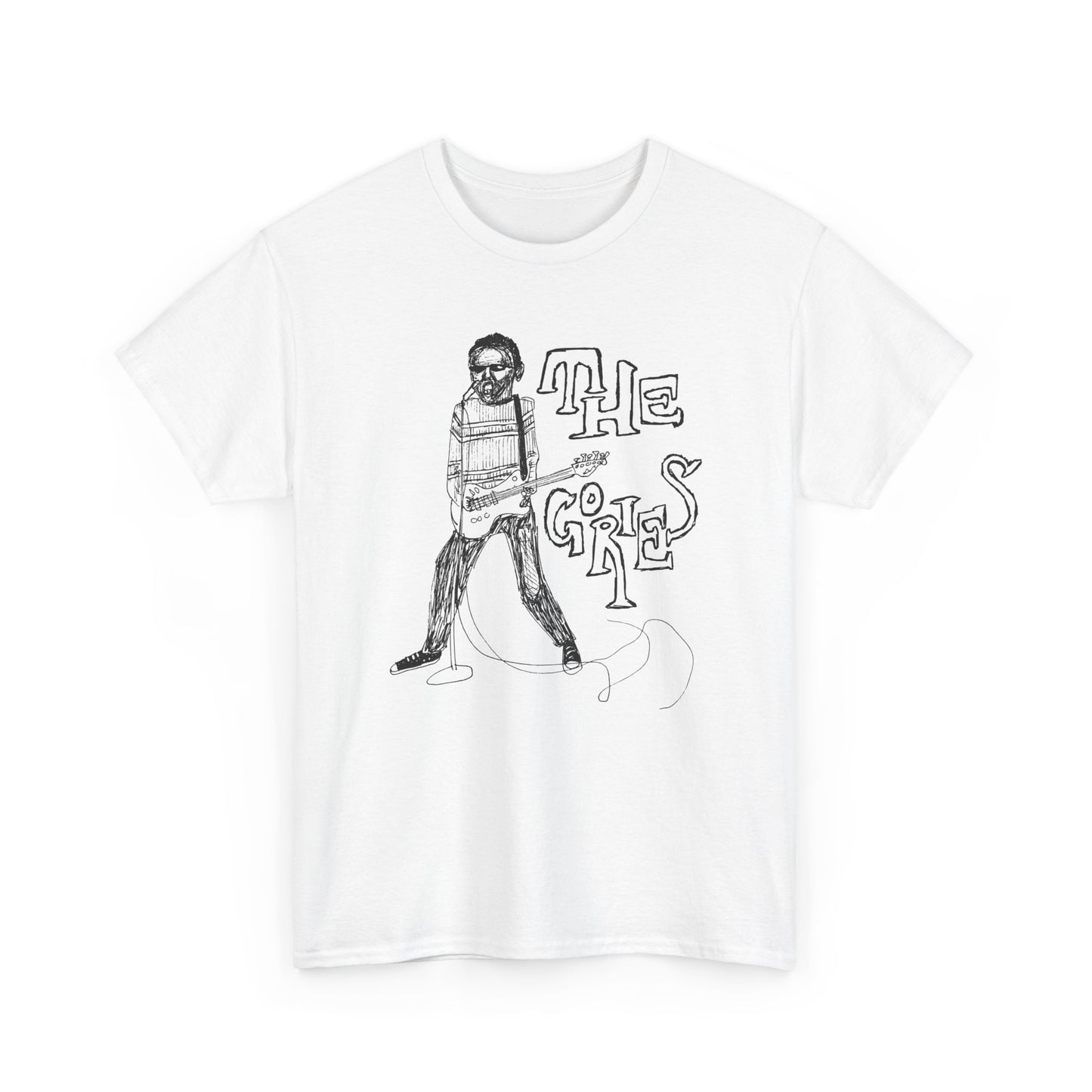the gories detroit garage punk fan art sketch tshirt