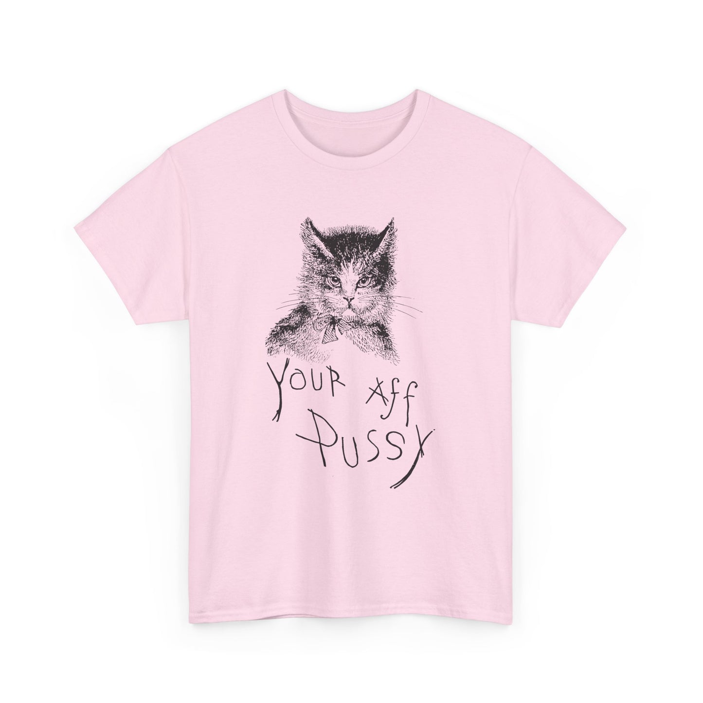 1879 letters from a cat by helen hunt jackson your affectionate pussy cat drawing by addie ledyard reproduction tshirt