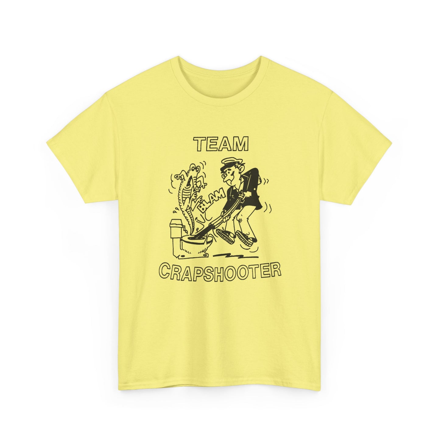 1980s team crapshooter reproduction tshirt