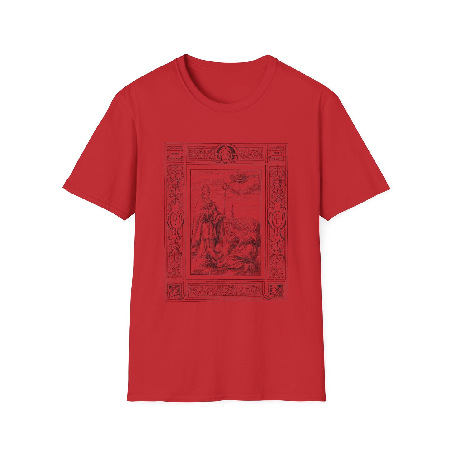 saint valentine healing epilepsy illustrated by dr. frantisek ehrmann circa 1899 tshirt