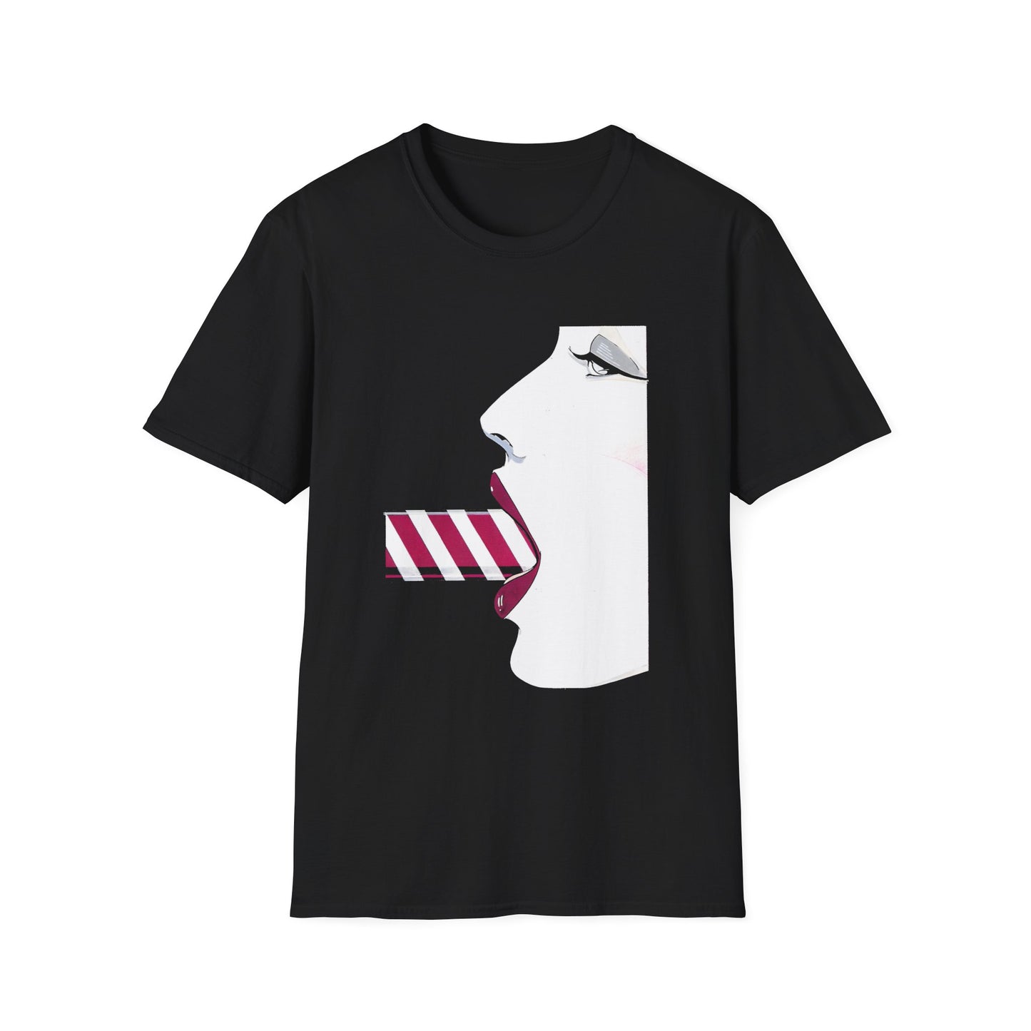 patrick nagel candy cane tshirt