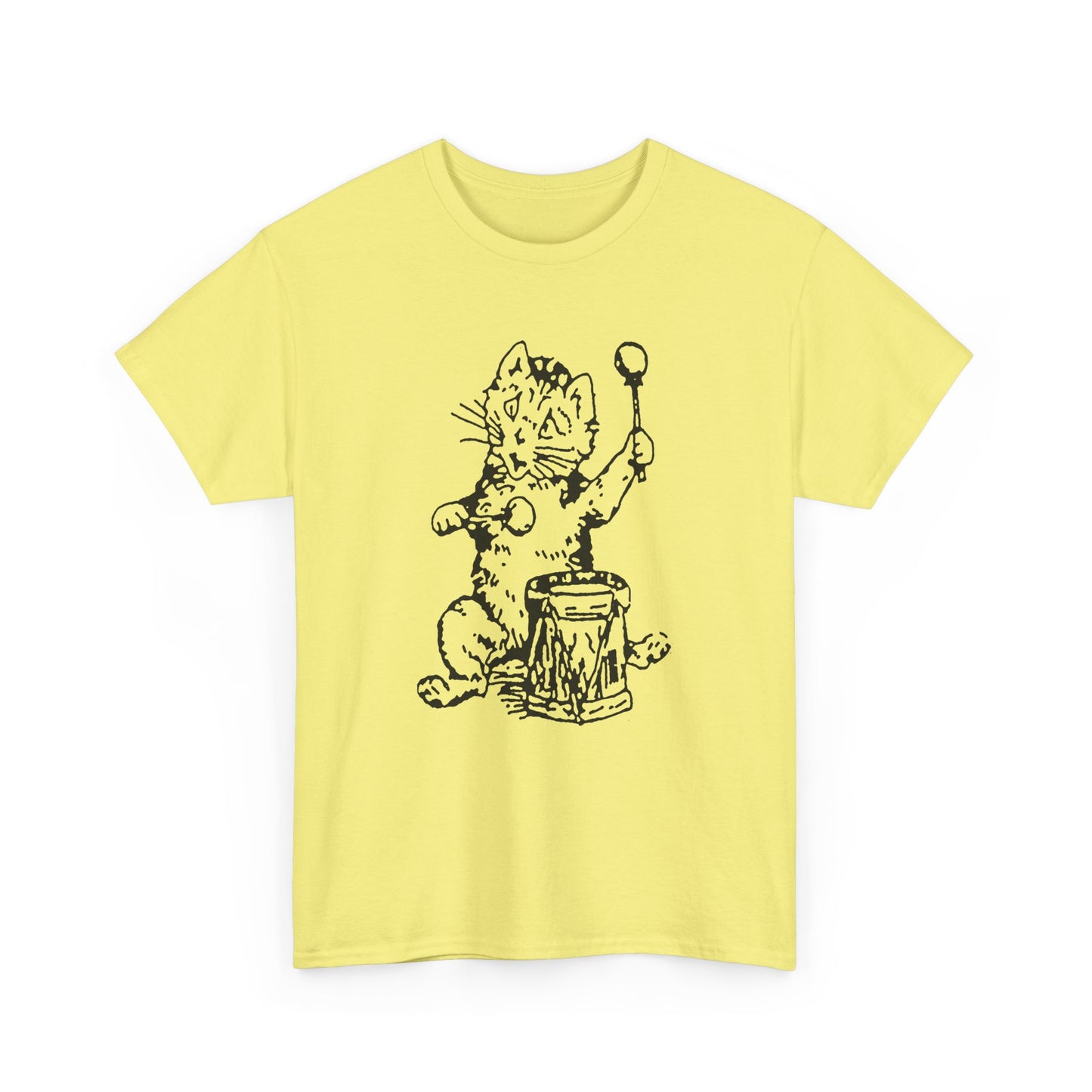 1979 scottish post punk record label postcard records cat and drum reproduction tshirt