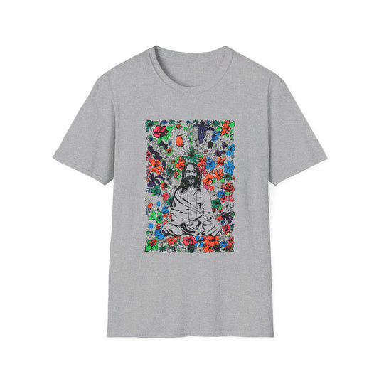 1968 original vintage protest hippy poster maharishi love flowers tshirt