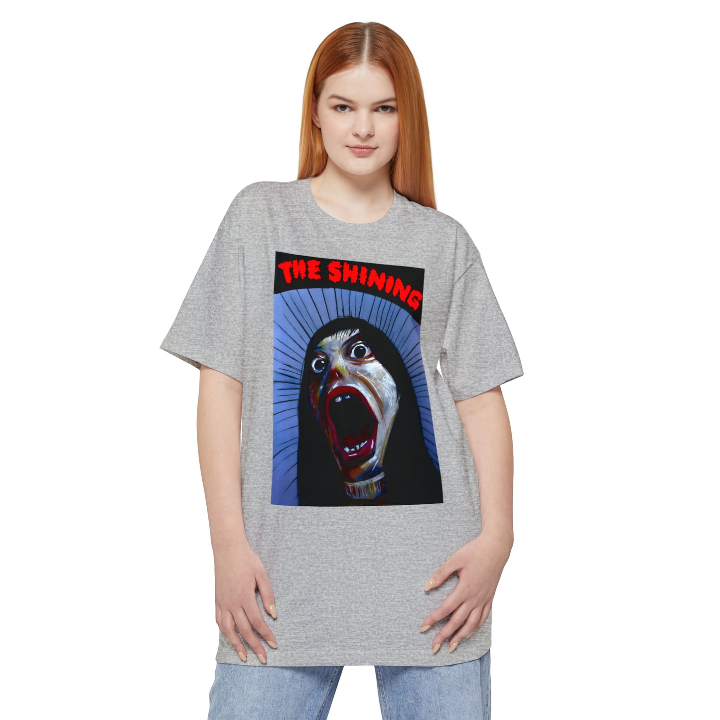 oversized polish movie poster for the shining unisex tall beefy tshirt