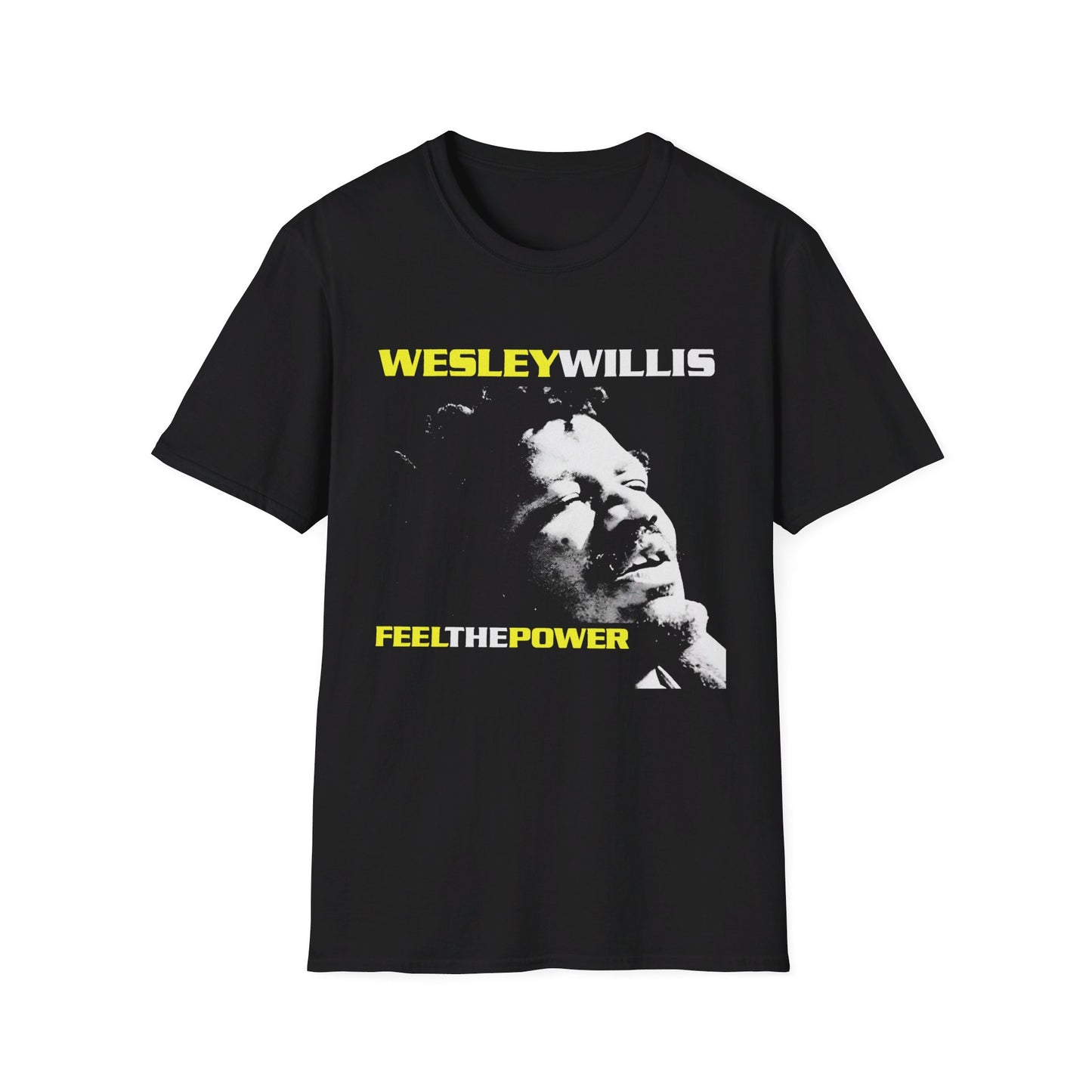 1996 feel the power album by outsider artist wesley willis tshirt