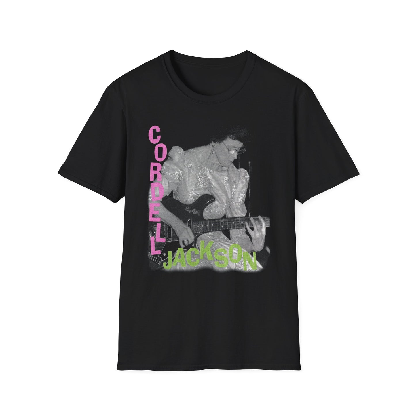 cordell jackson live in chicago no words stretched graphic tshirt