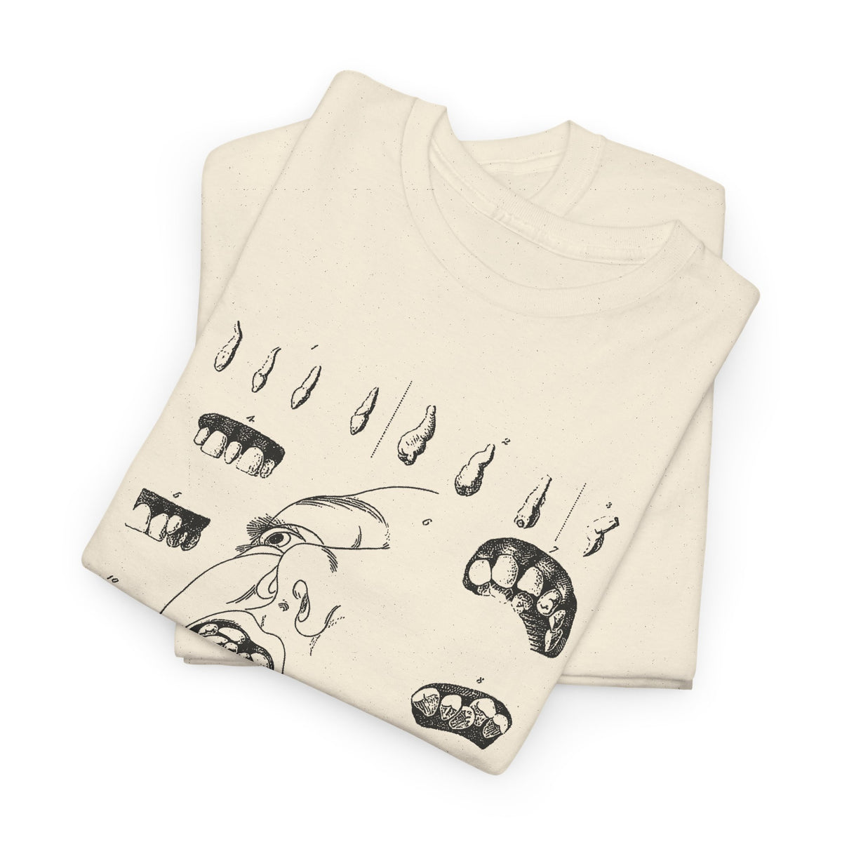 early 1800s disease of the human teeth dentistry illustration tshirt