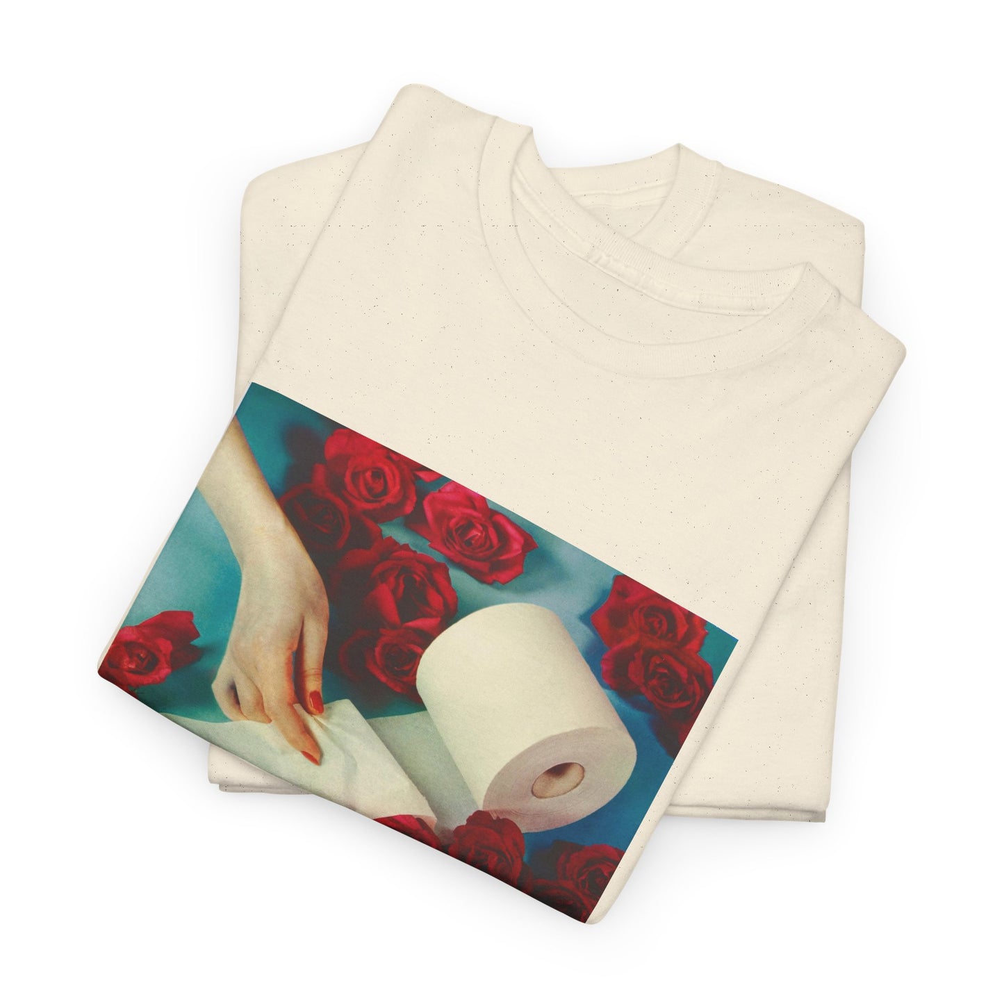 1938 color carbro toilet paper advertisement by paul outerbridge jr. tshirt