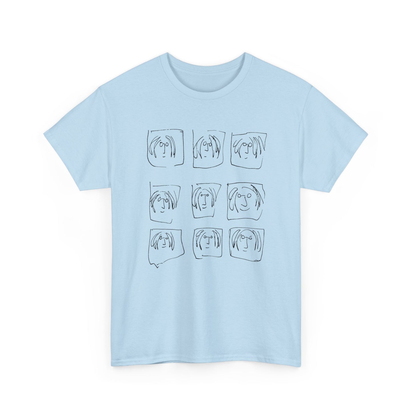 9 john lennons self portrait line drawings by john lennon whatmart edit tshirt
