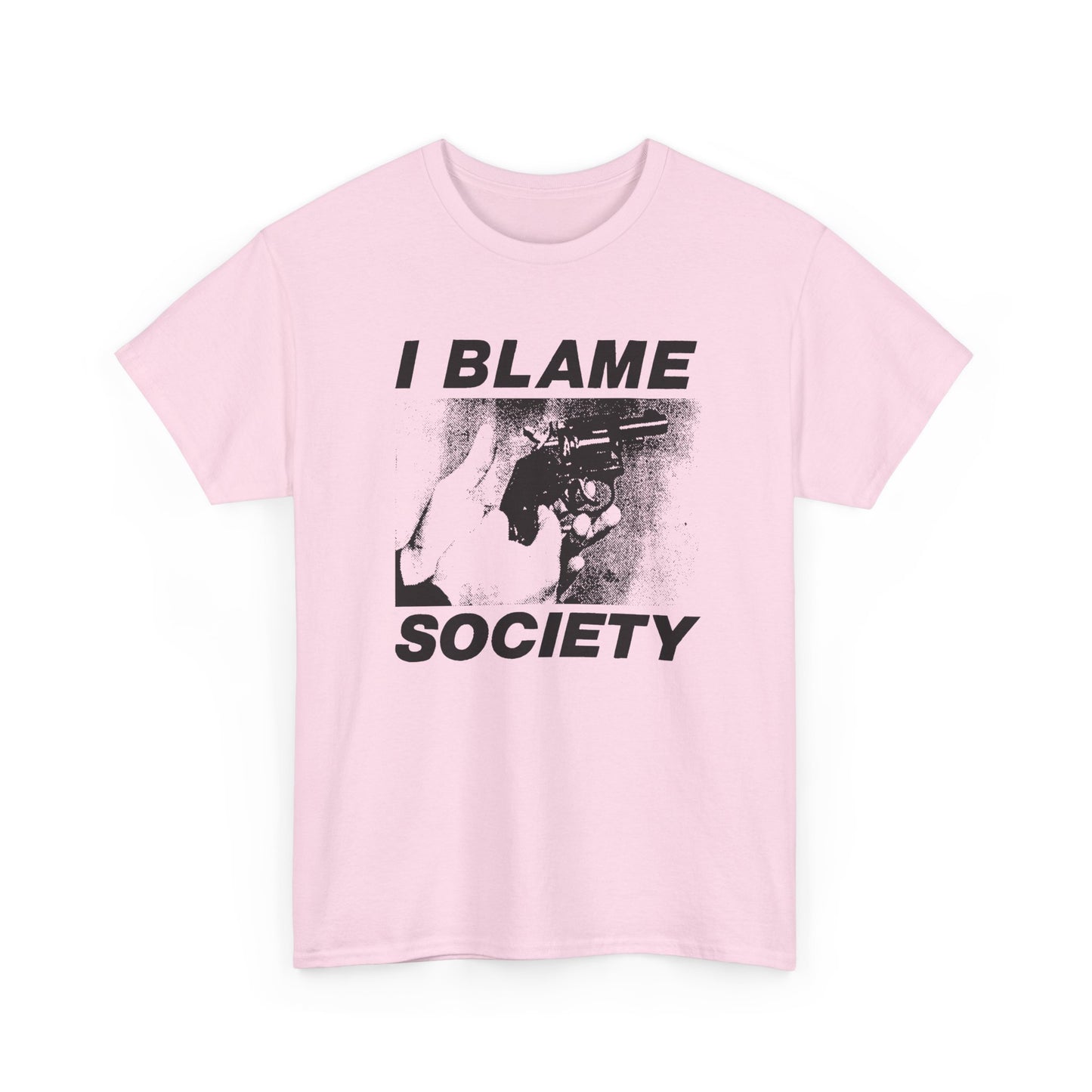 the totally f**cked up i blame society custom reproduction tshirt