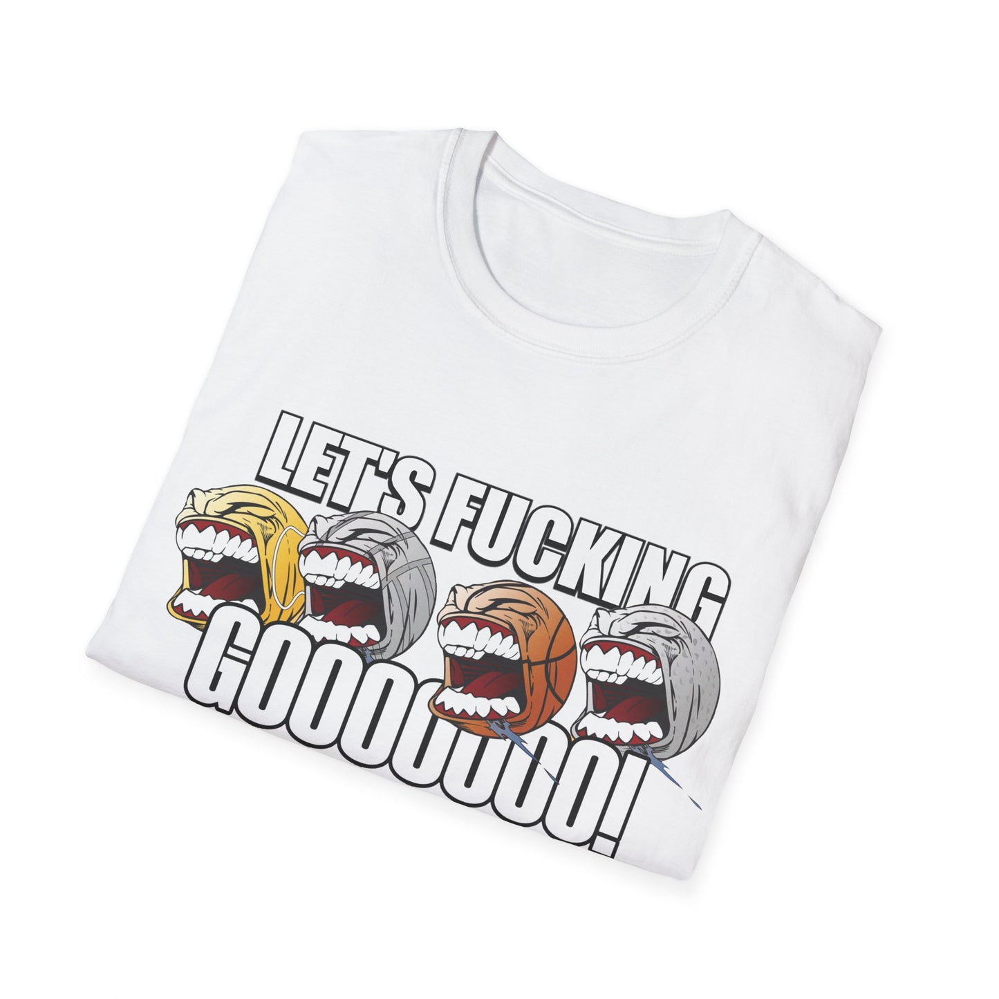 let's fucking go balls tshirt