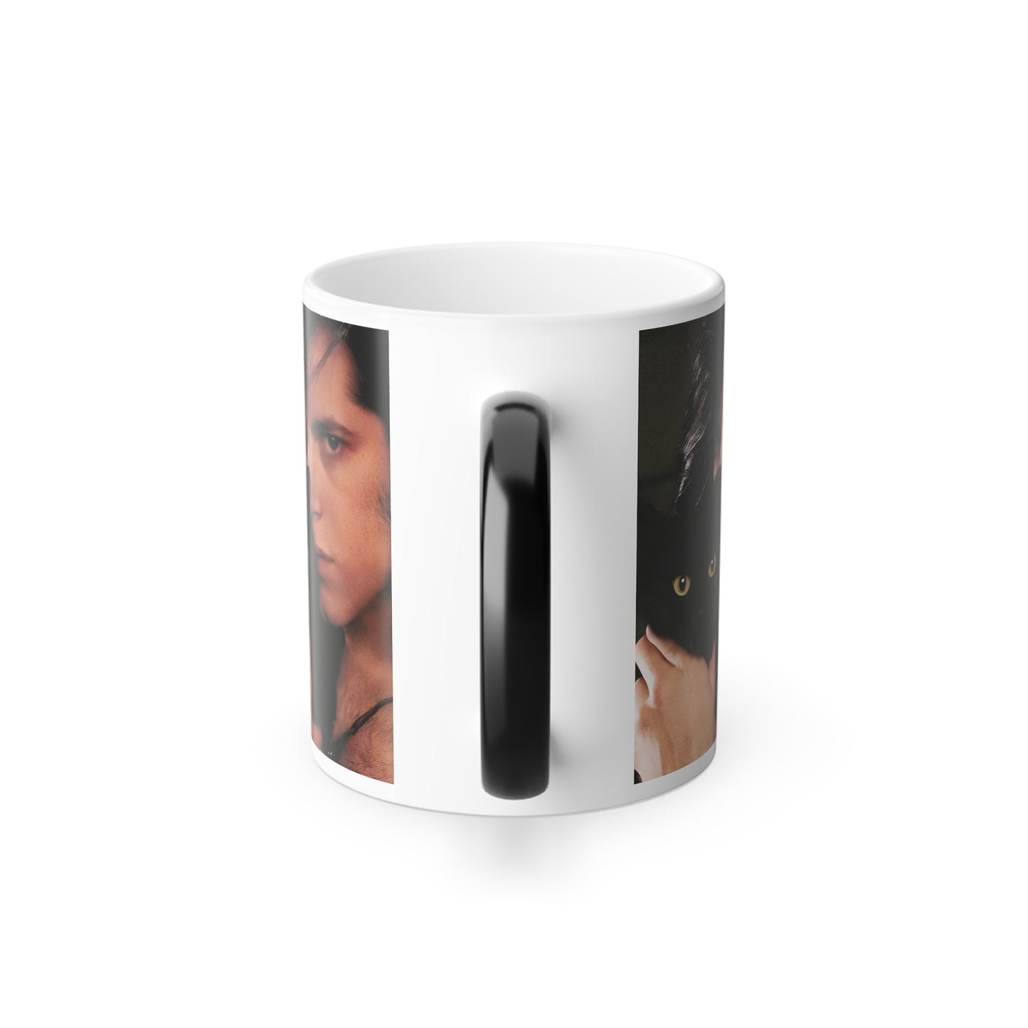 danzig and cat color-changing mug