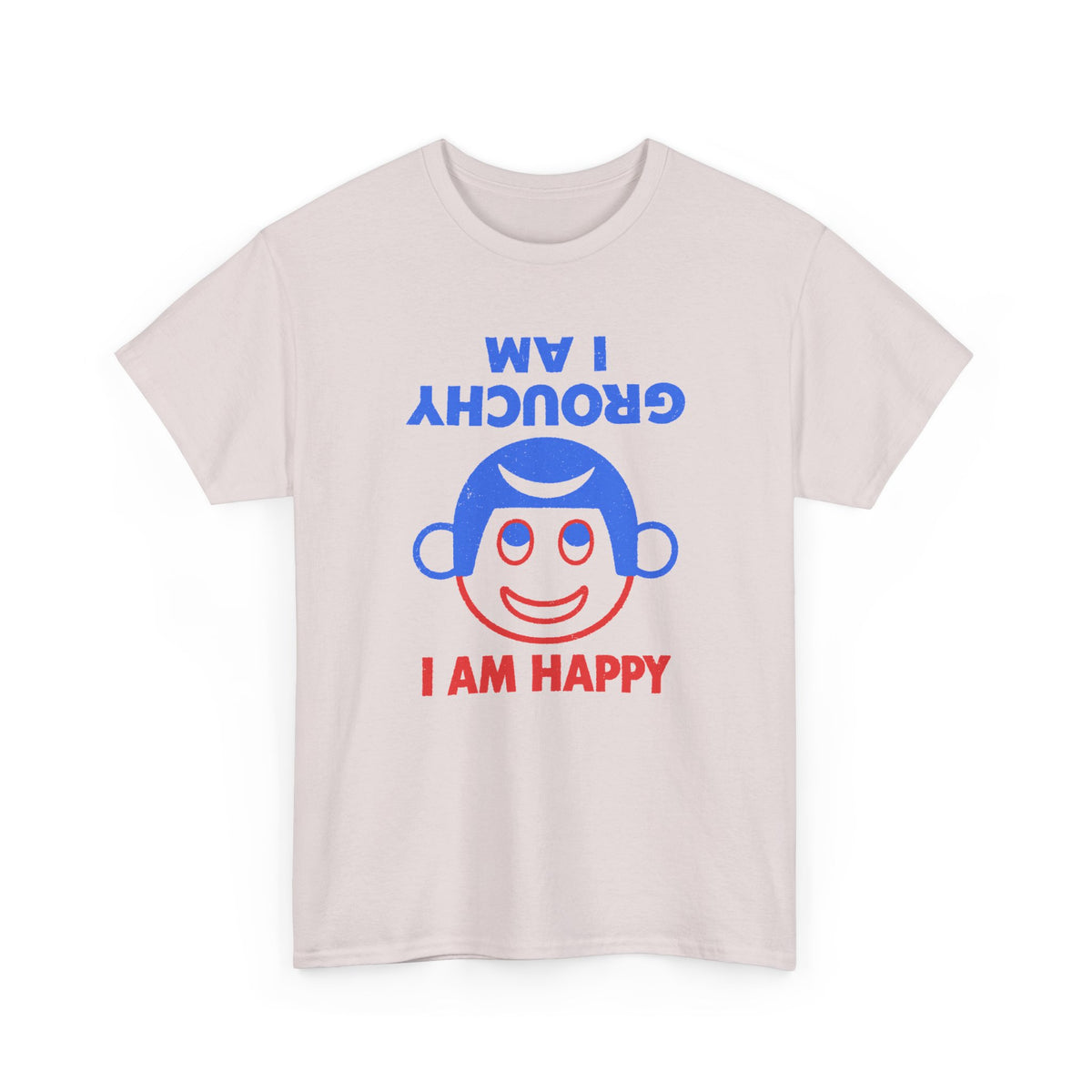 vintage i am grouchy i am happy pin graphic reproduction tshirt