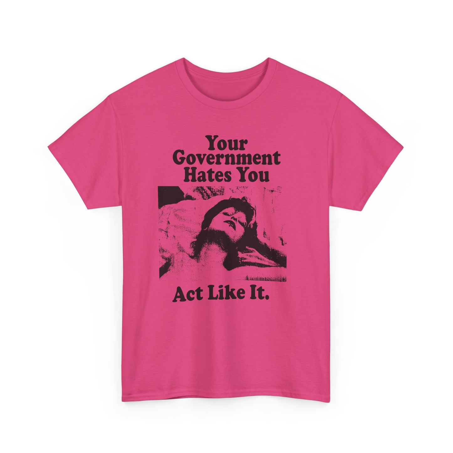 vintage playboy graphic your government hates you act like it reproduction tshirt