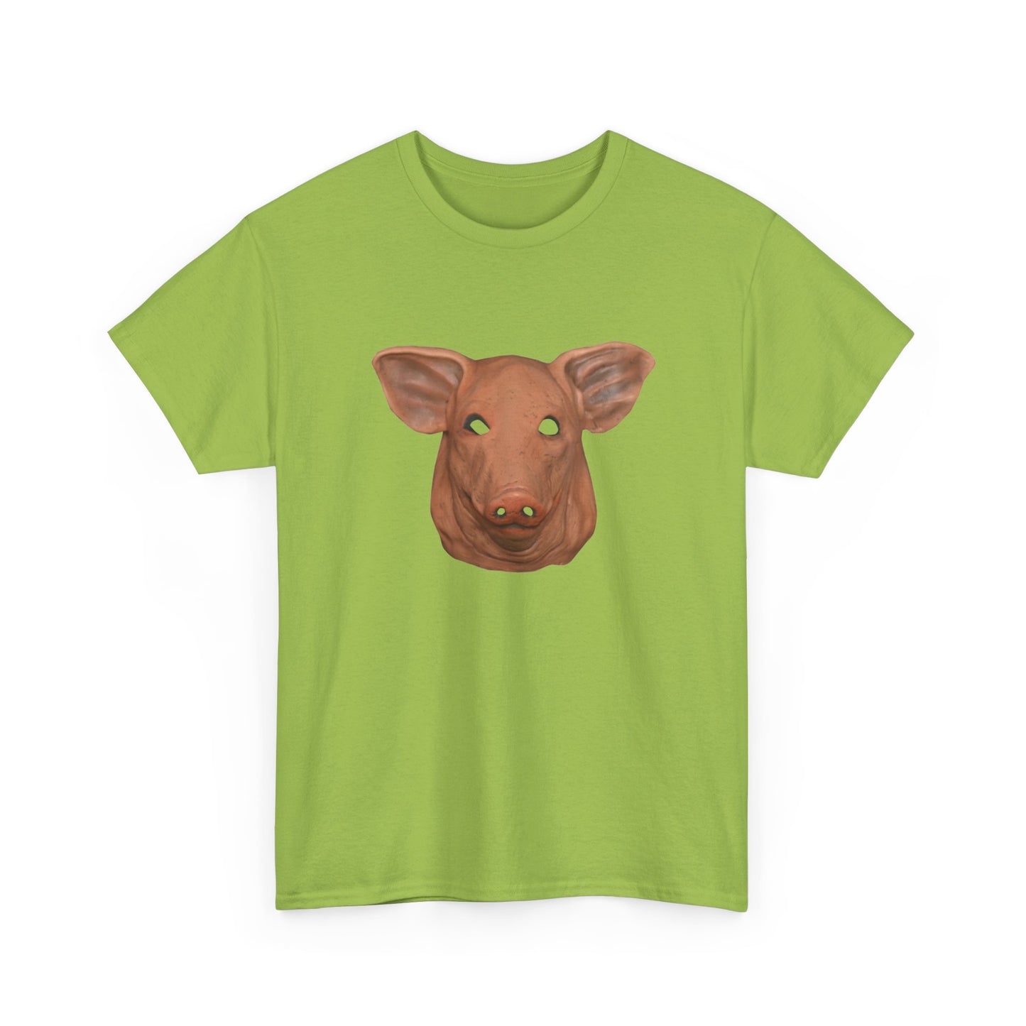 creepy pig mask tshirt