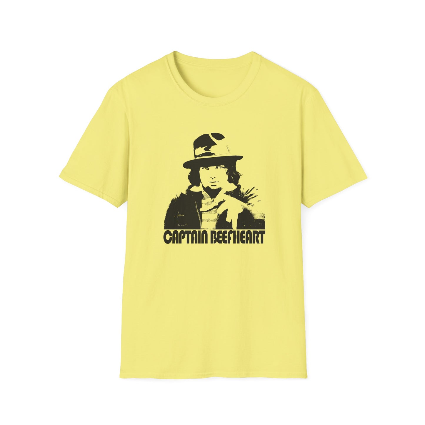 captain beefheart without the trout mask black stencil tshirt