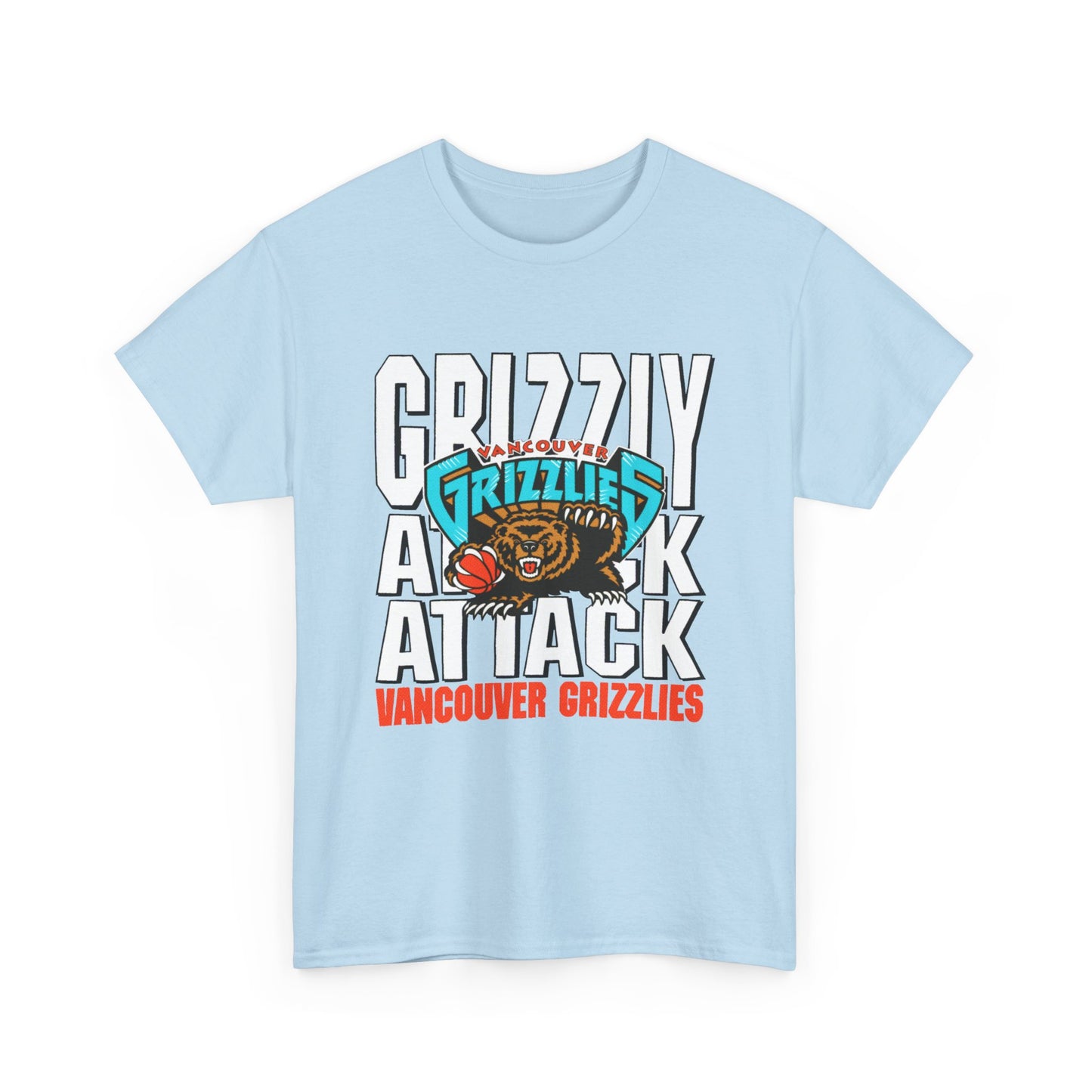 vintage vancouver grizzlies reproduction tshirt