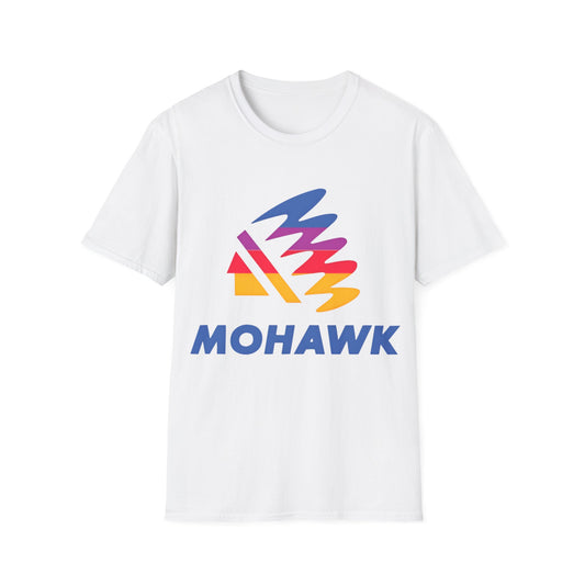 mohawk defunct gas station logo tshirt