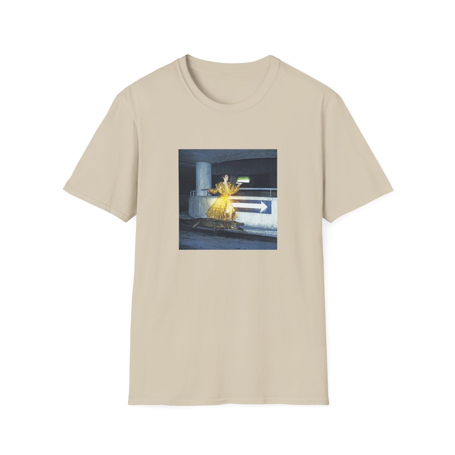 kate bush walking a crocodile in fong leng through the barbican car park tshirt