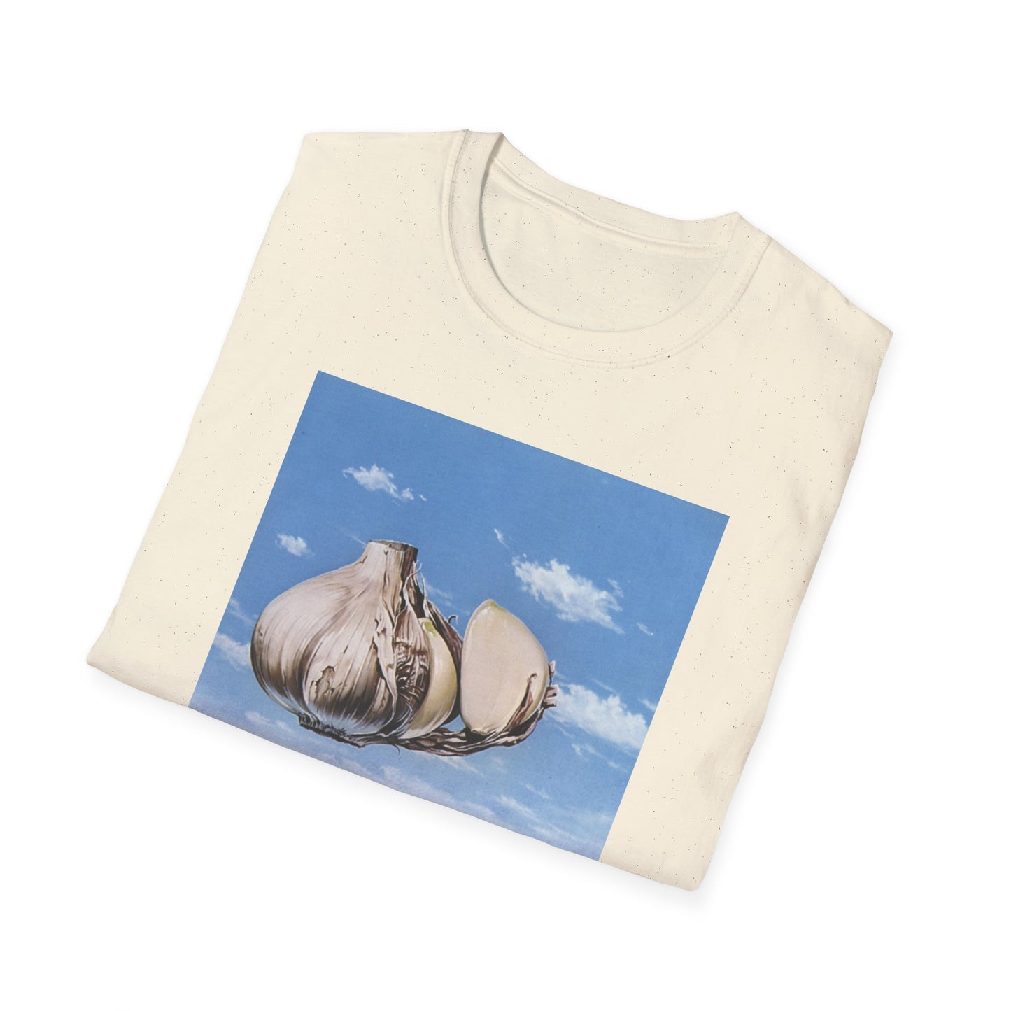 early 70s kazuo haba garlic painting tshirt